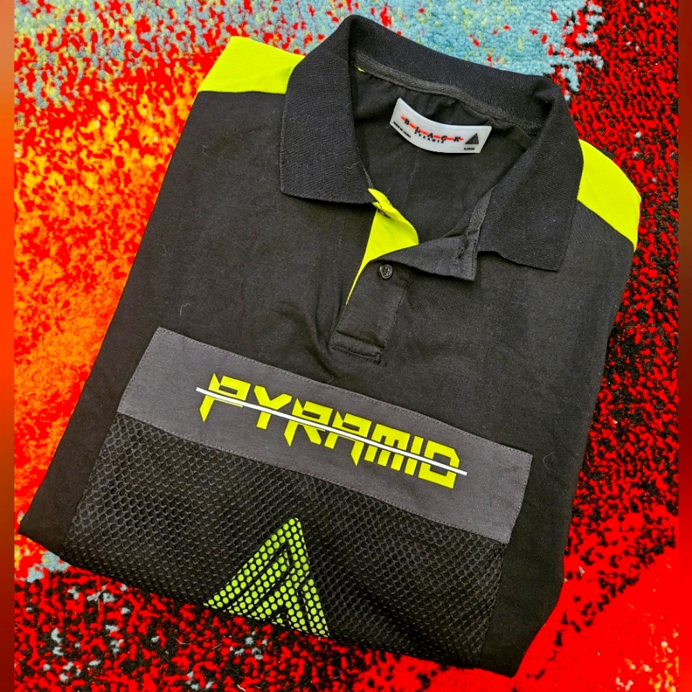 Black Pyramid collard shirt. New with tags.